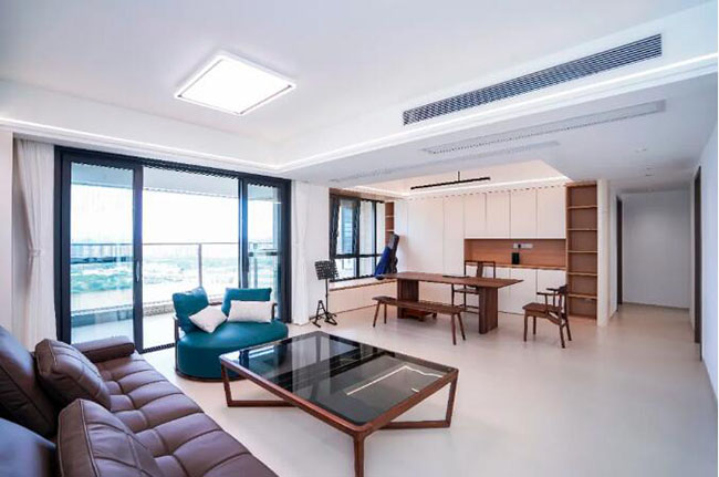 驚艷！120㎡現(xiàn)代風三居大改造，高端大平層，陶冶情操的品質(zhì)之選